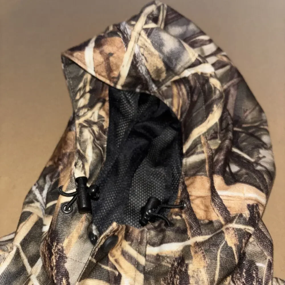 Red Head Camoflauge Hooded Jacket Hunting Men’s Large
